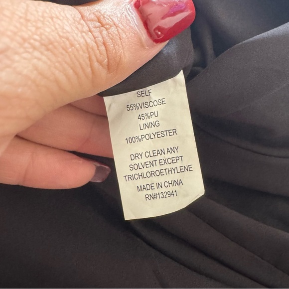 Amanda Uprichard Maisie Leather Puff Sleeve Mini Dress NWOT Large - Picture 4 of 6